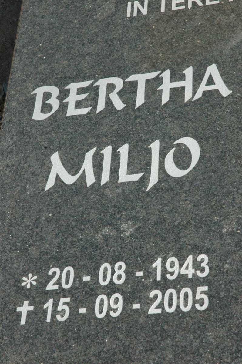 MILJO Bertha 1943-2005