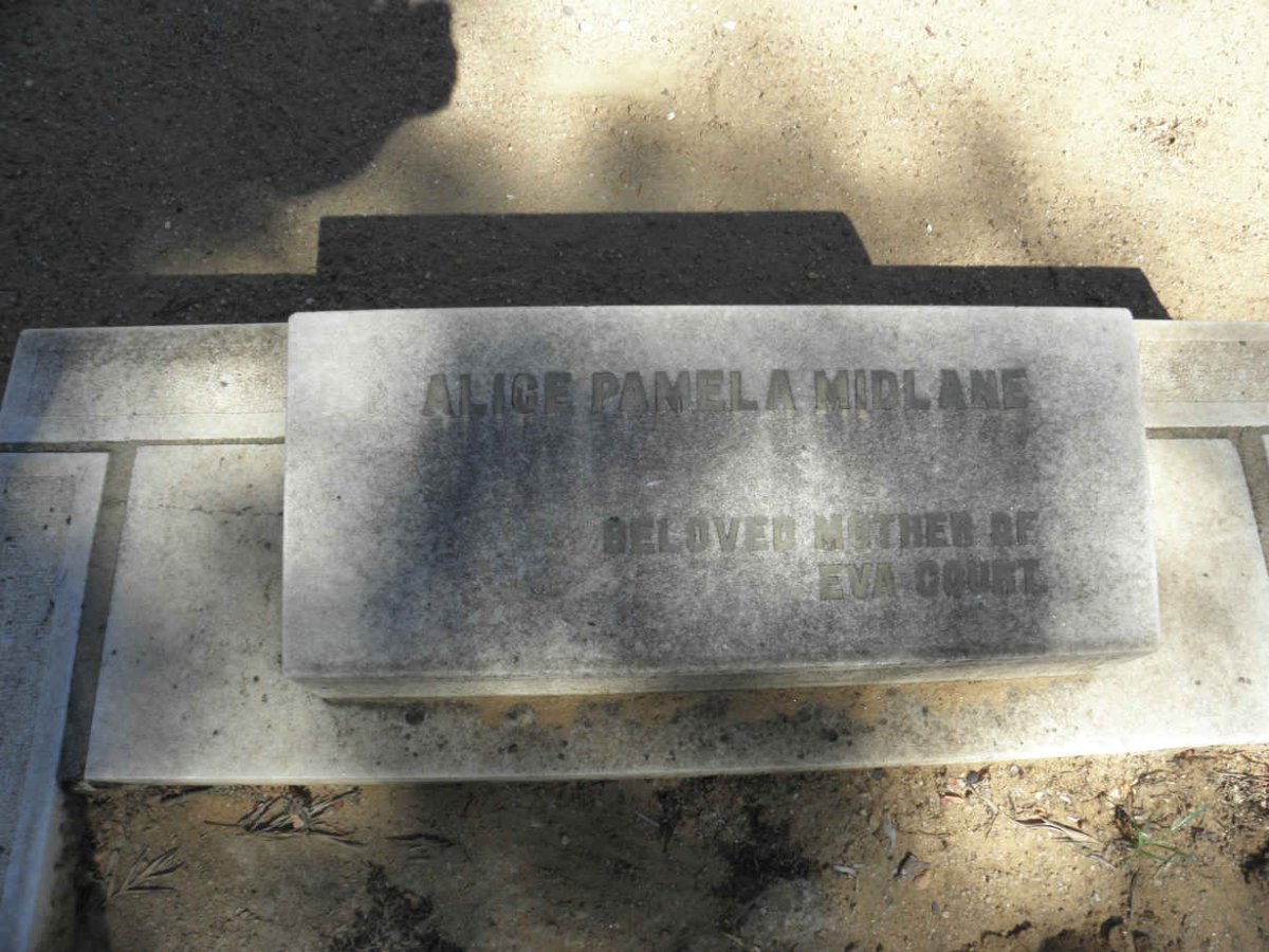 MIDLANE Alice Pamela