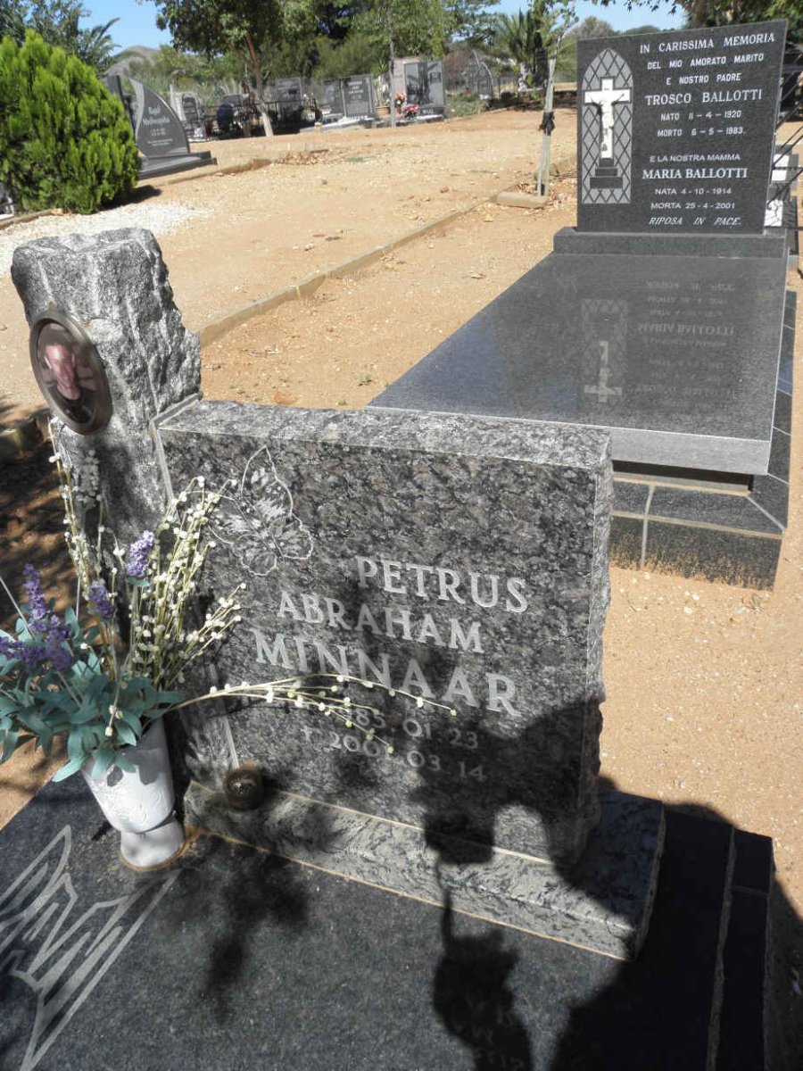 MINNAAR Petrus Abraham 1985-2001