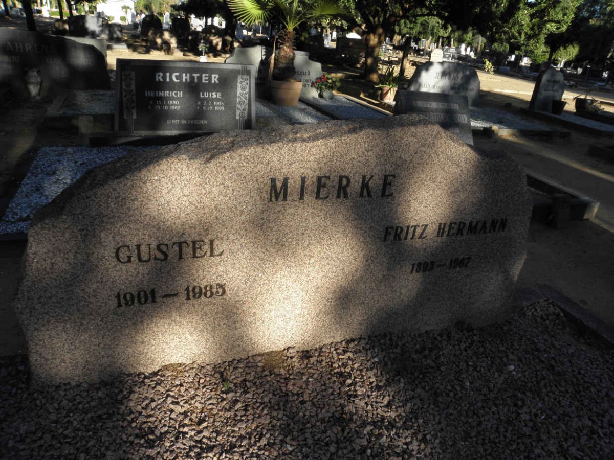 MIERKE Fritz Hermann 1893-1967 &amp; Gustel 1901-1985