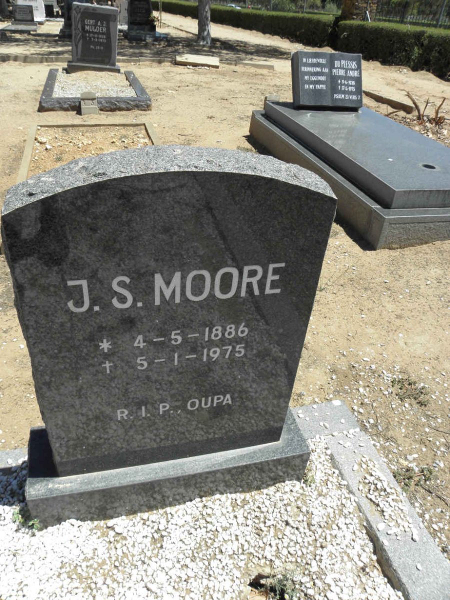 MOORE J.S. 1886-1975
