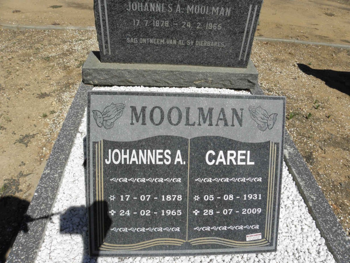 MOOLMAN Johannes A. 1878-1965 :: MOOLMAN Carel 1931-2009