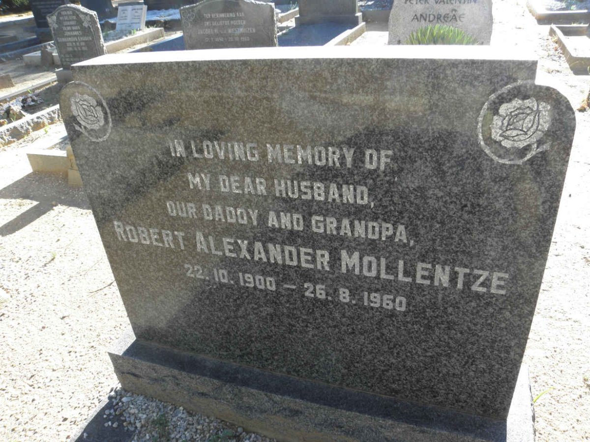 MOLLENTZE Robert Alexander 1900-1960