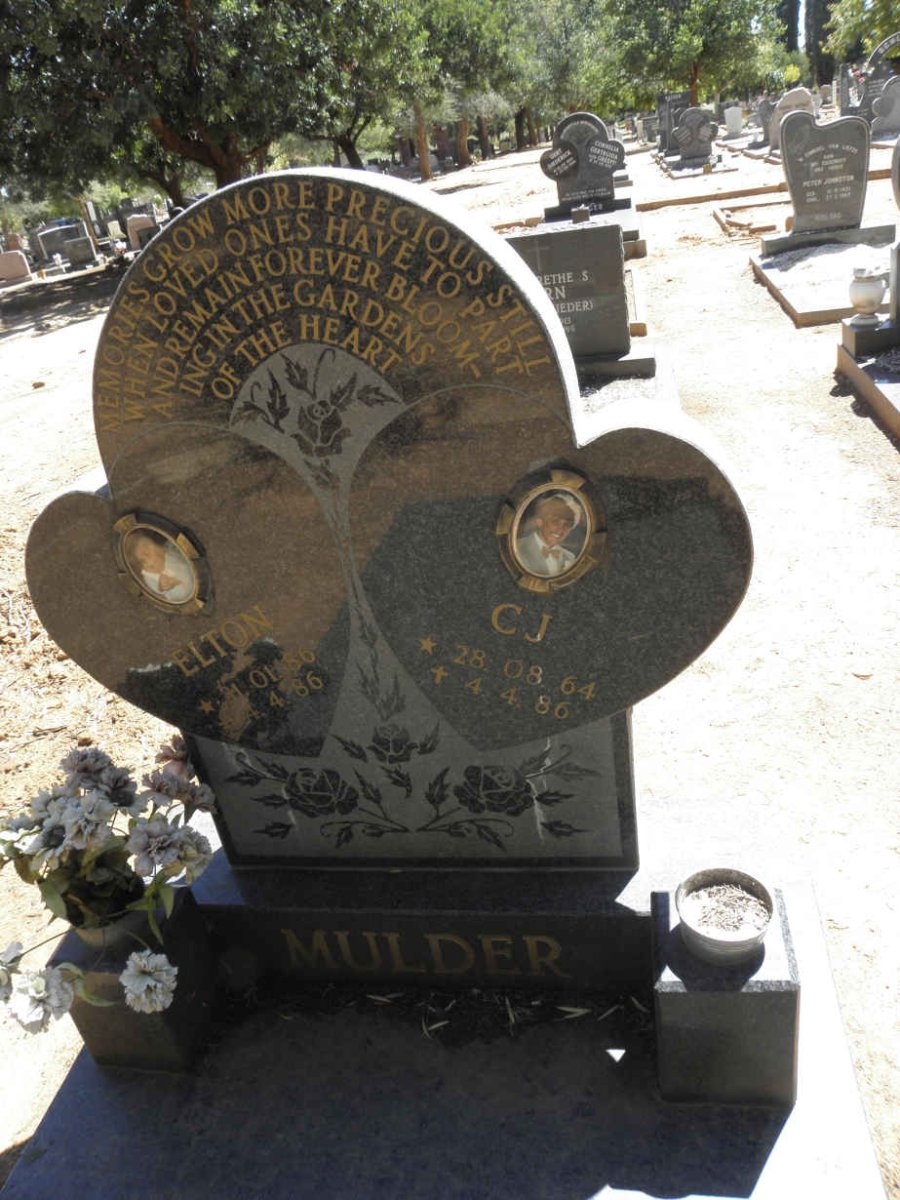 MULDER Elton 1986-1986 :: MULDER CJ 1964-1986
