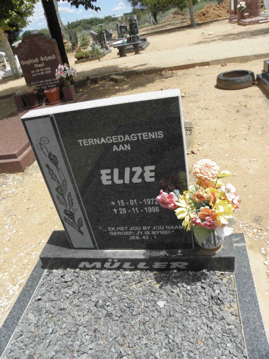 MÜLLER Elize 1972-1998