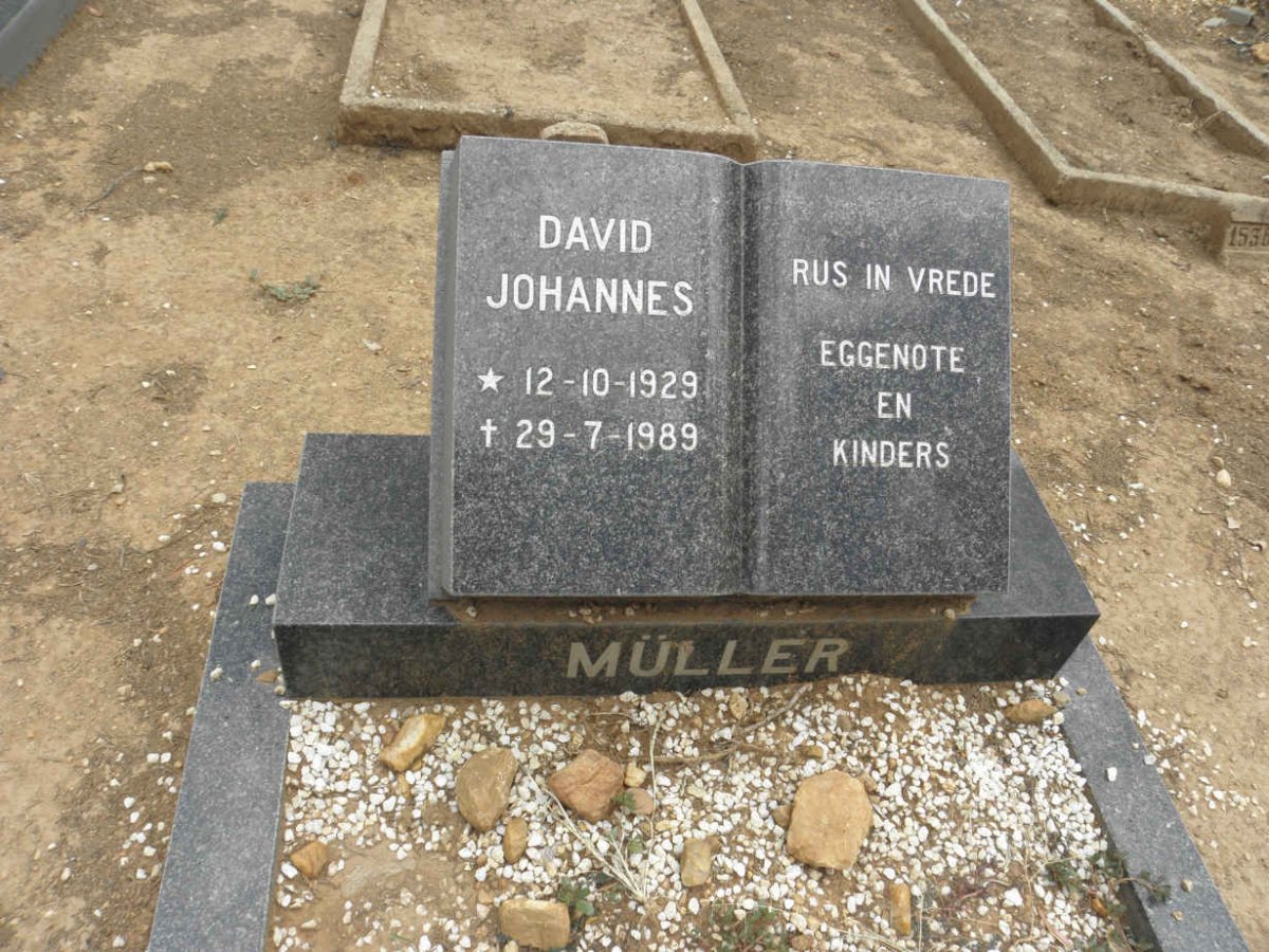 MULLER David Johannes 1929-1989