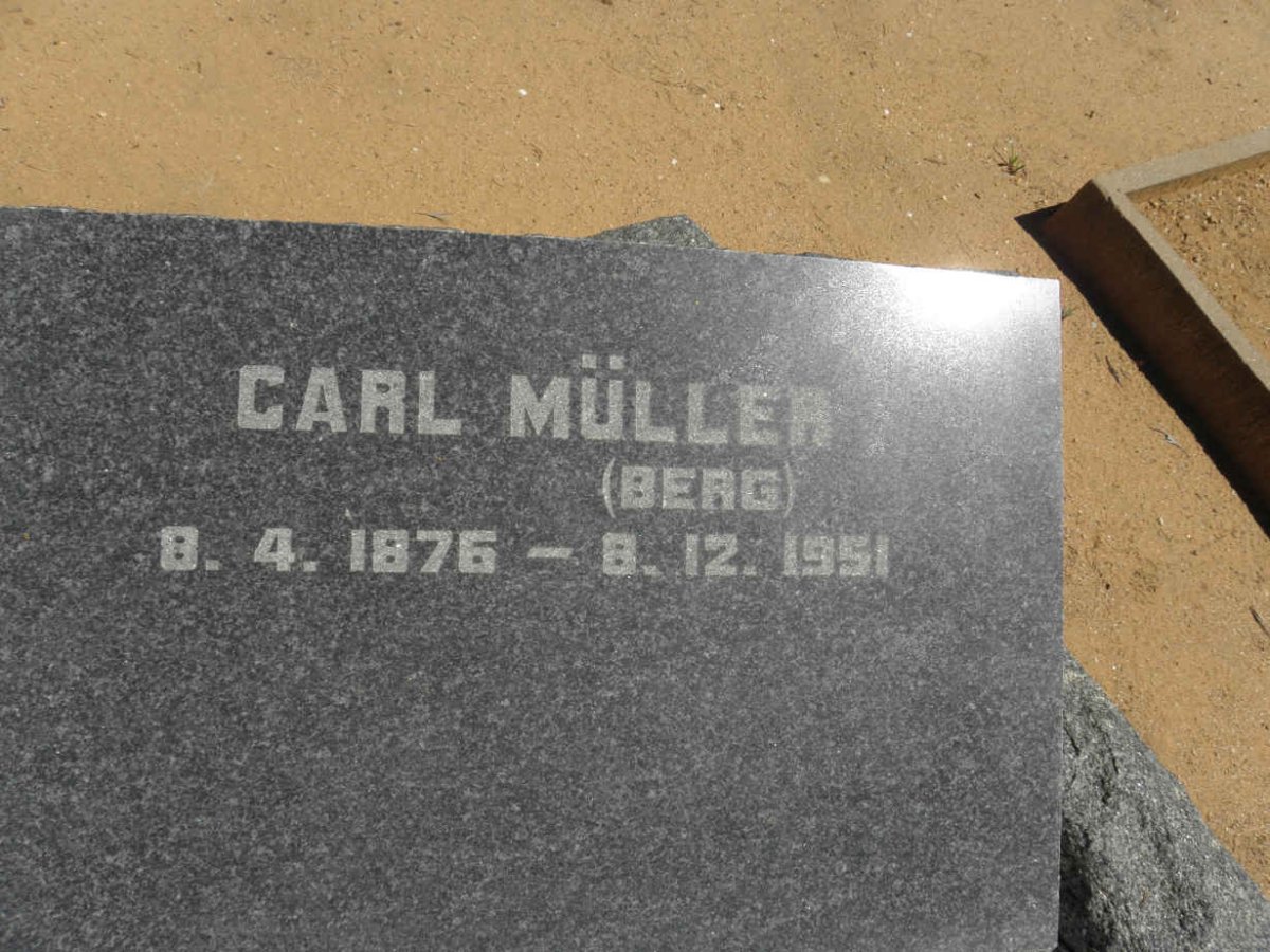 MÜLLER Carl 1876-1951