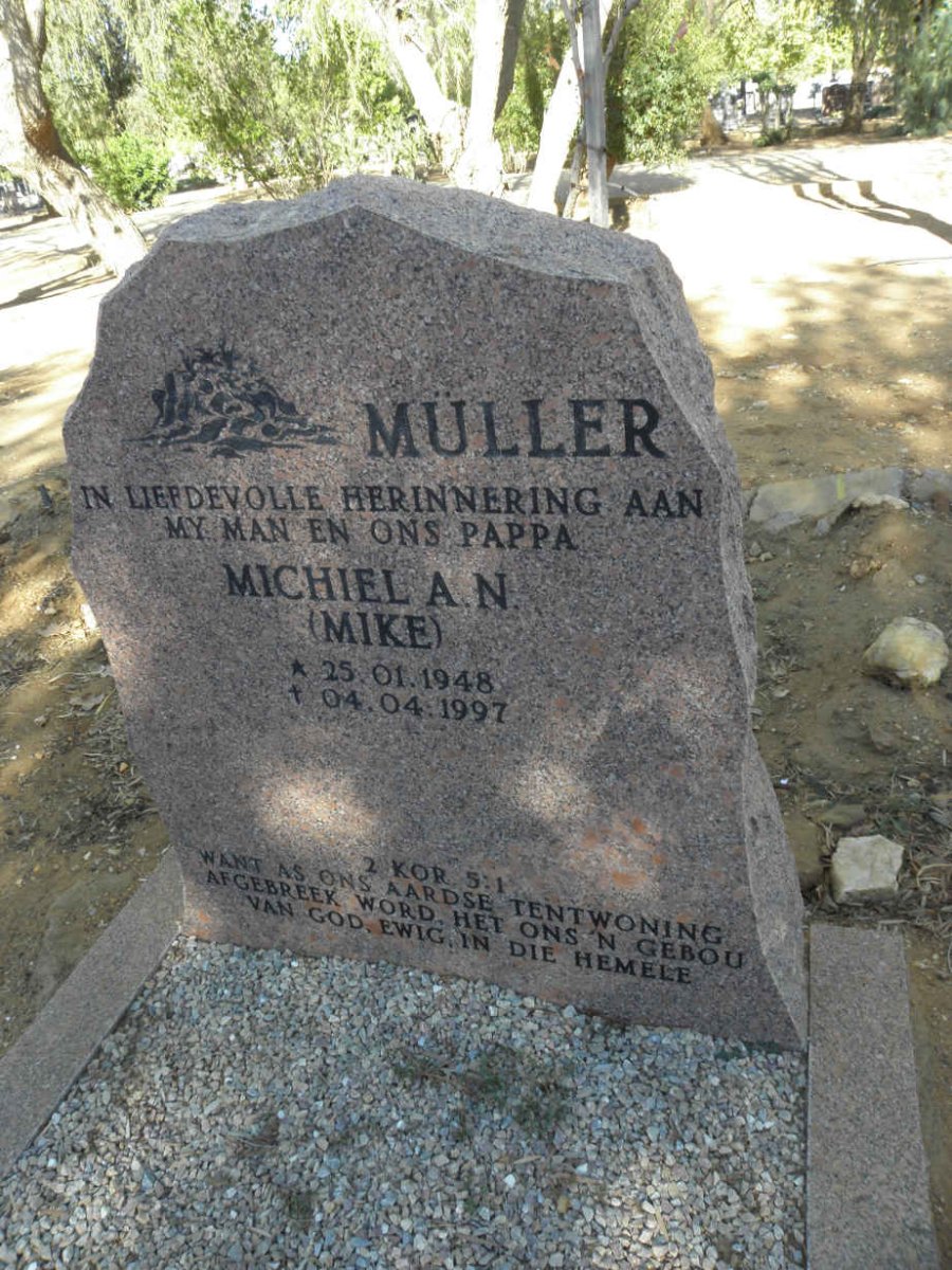 MULLER Michiel A.N. 1948-1997