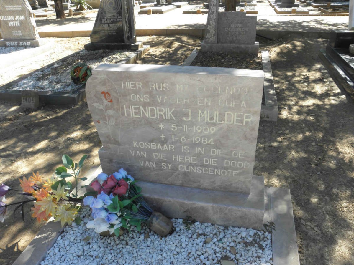 MULDER Hendrik J. 1909-1984