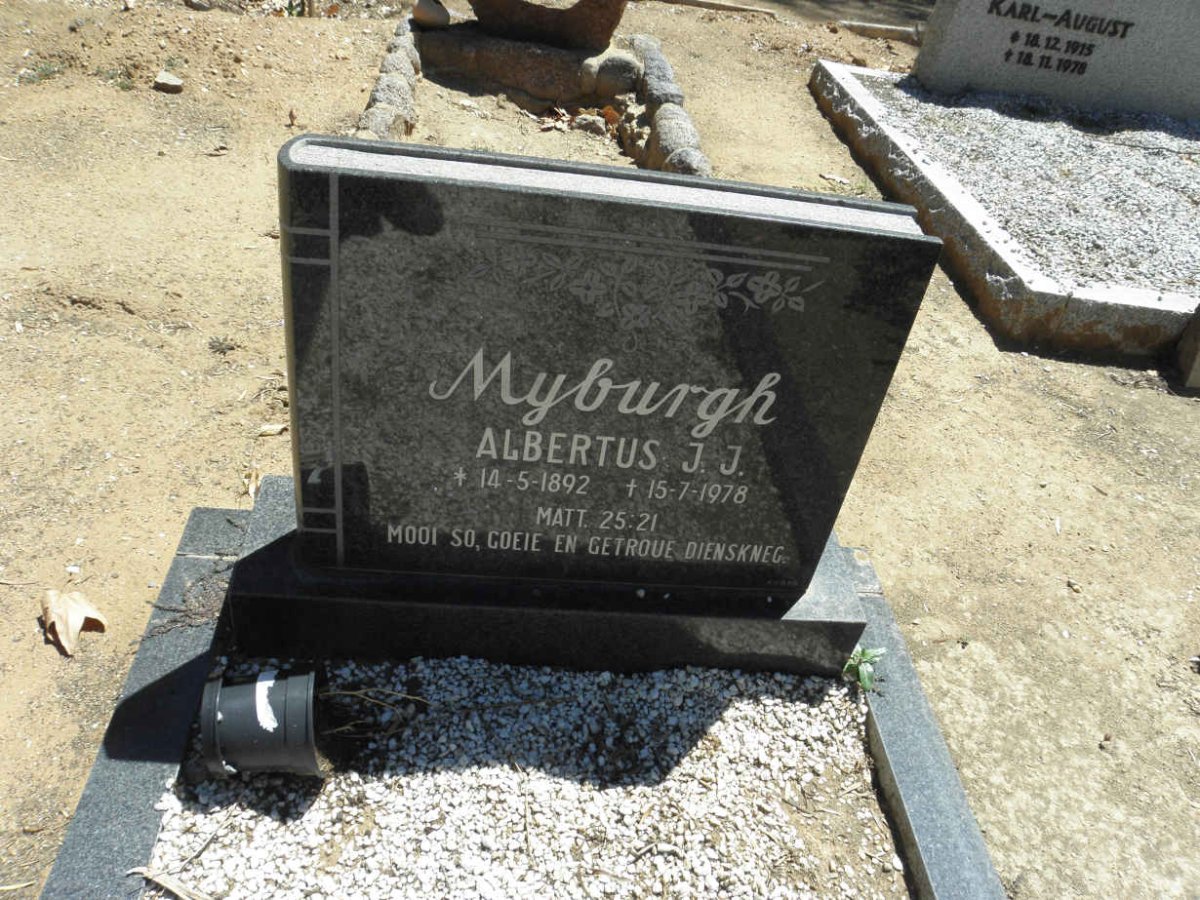 MYBURGH Albertus J.J. 1892-1978
