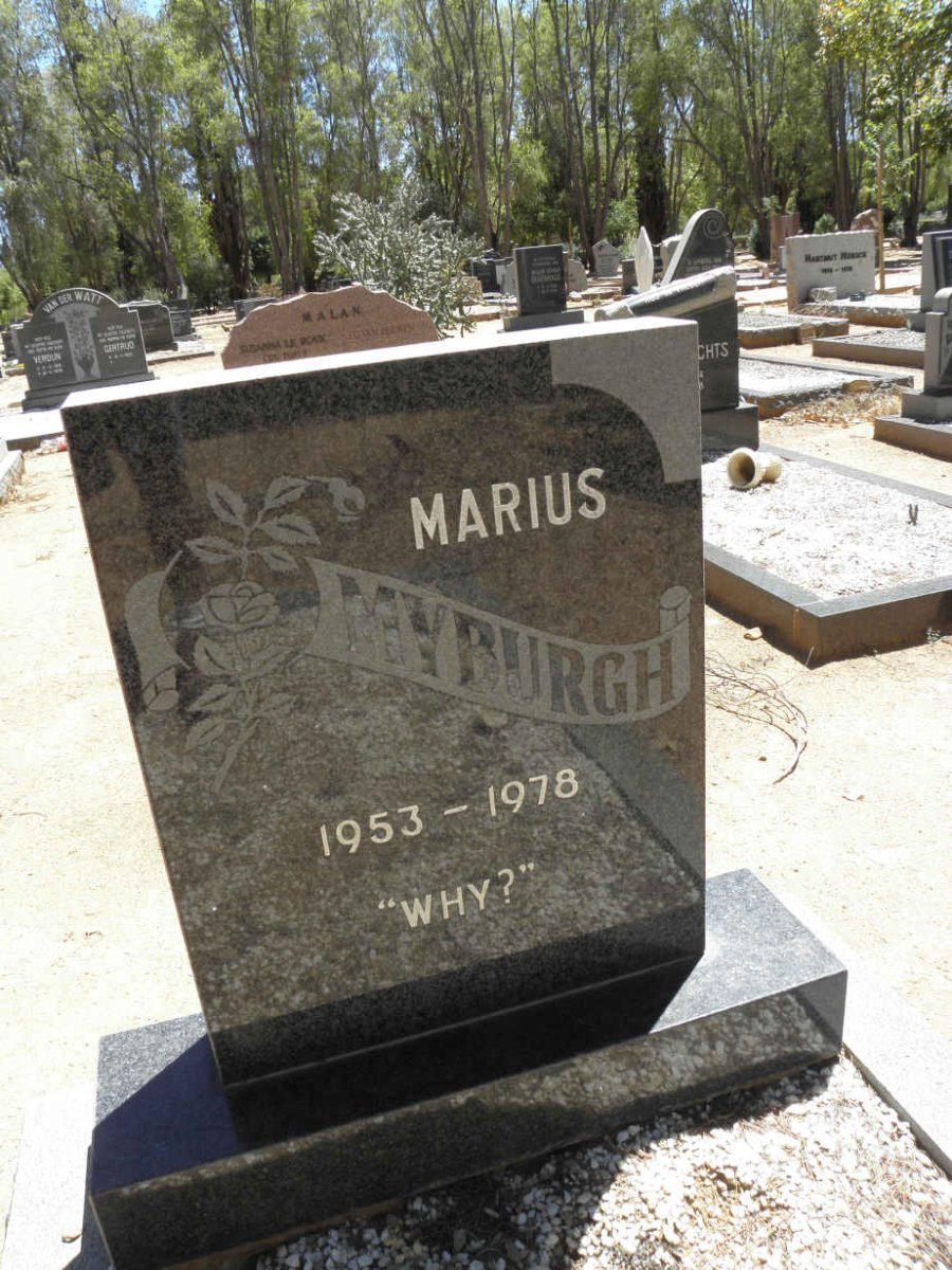 MYBURGH Marius 1953-1978
