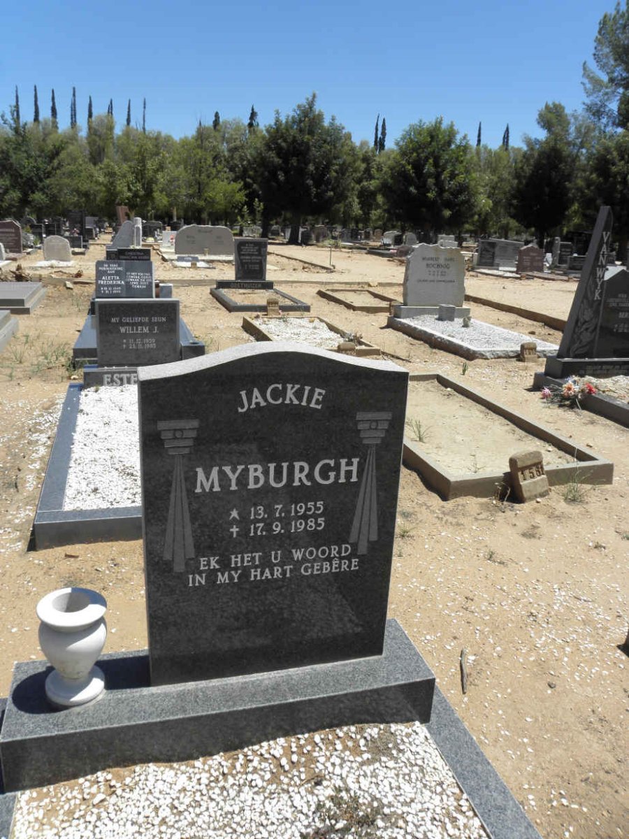 MYBURGH Jackie 1955-1985