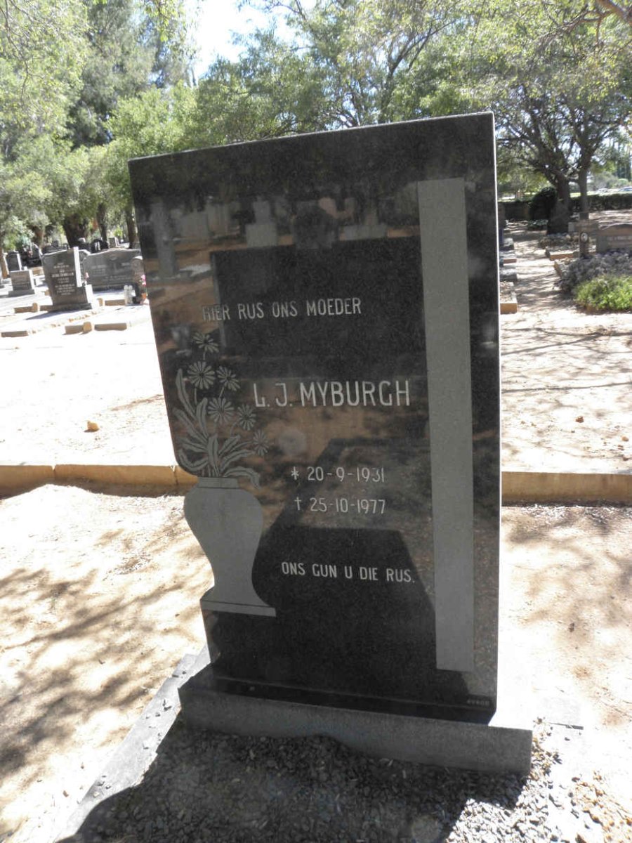 MYBURGH L.J. 1931-1977