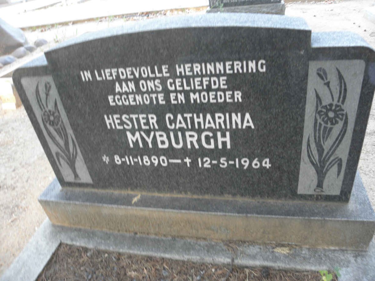 MYBURGH Hester Catharina 1890-1964