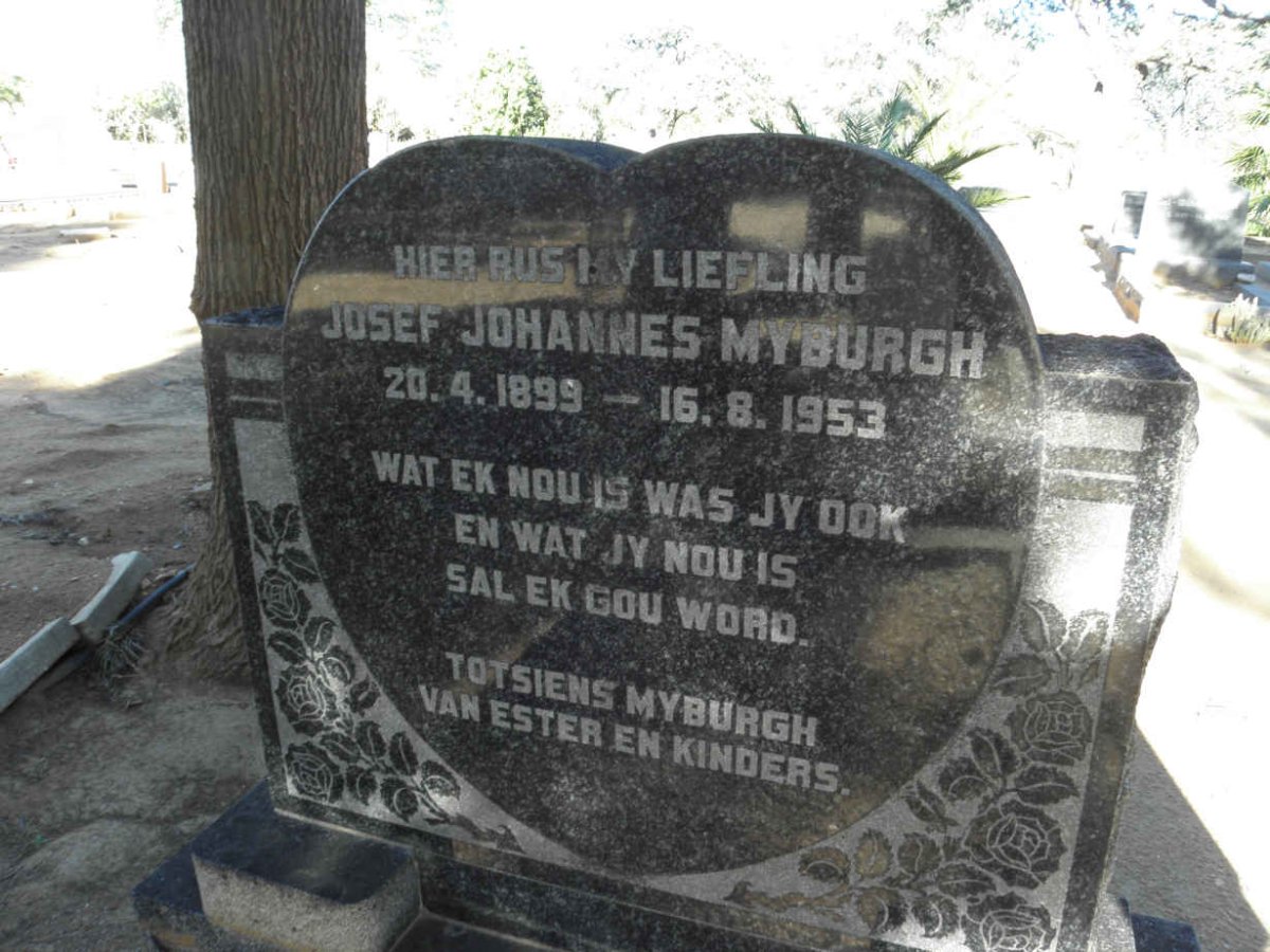 MYBURGH Josef Johannes 1899-1953 
