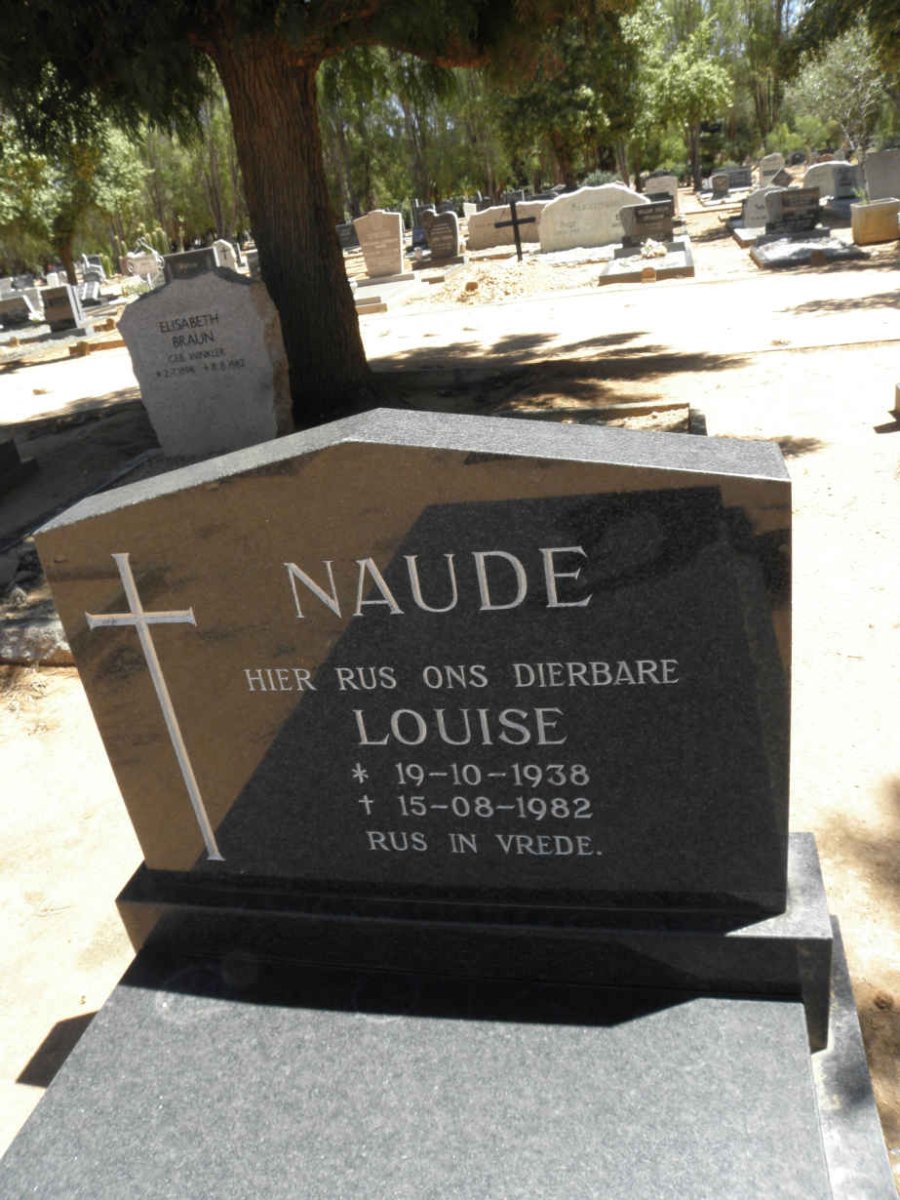 NAUDE Louise 1938-1982