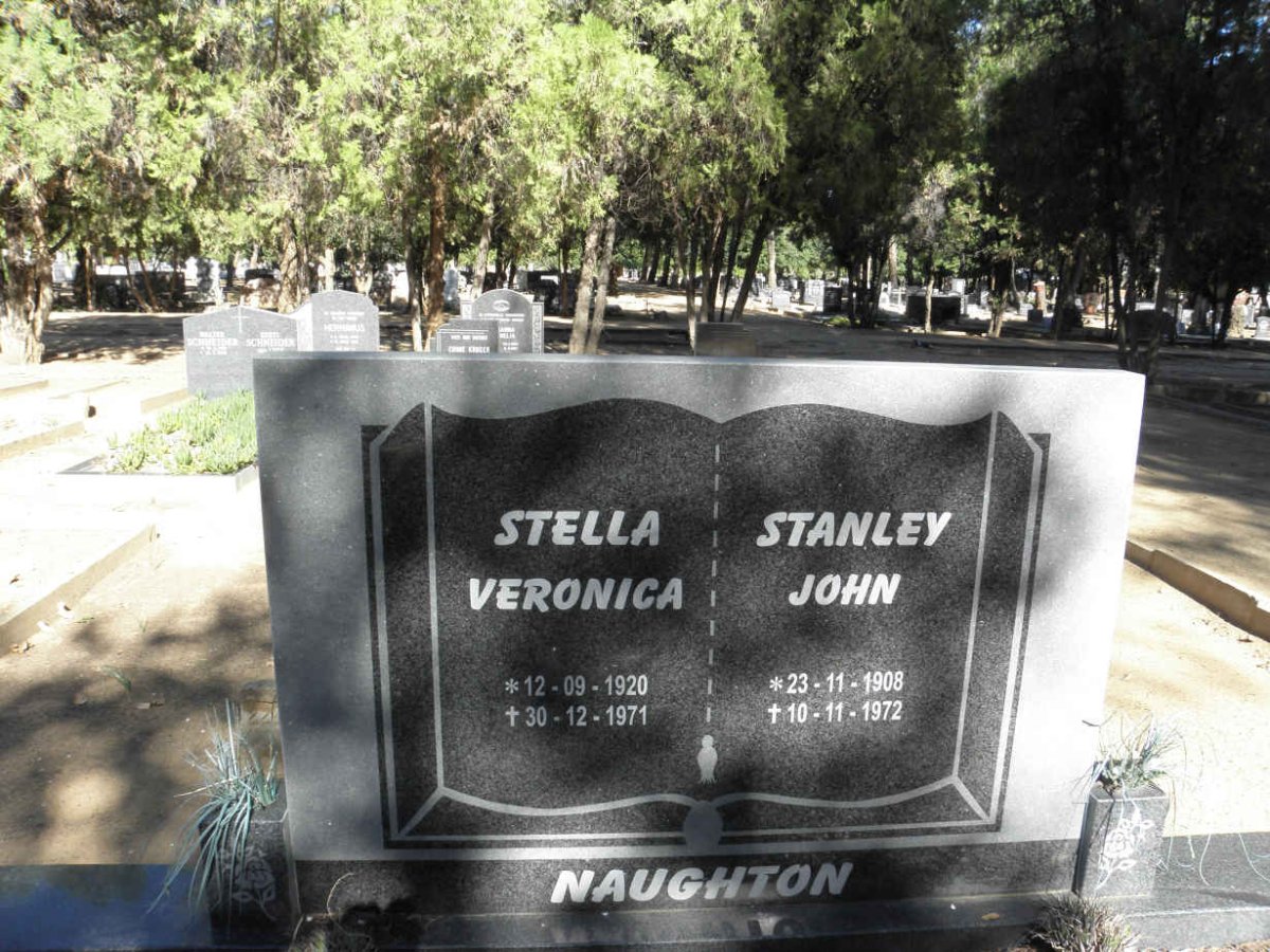 NAUGHTON Stanley John 1908-1972 &amp; Stella Veronica 1920-1971