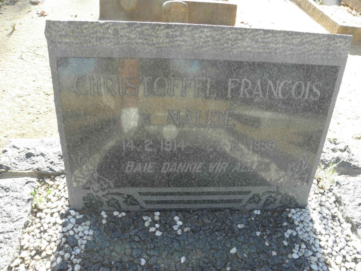 NAUDÉ Christoffel Francois 1914-1958