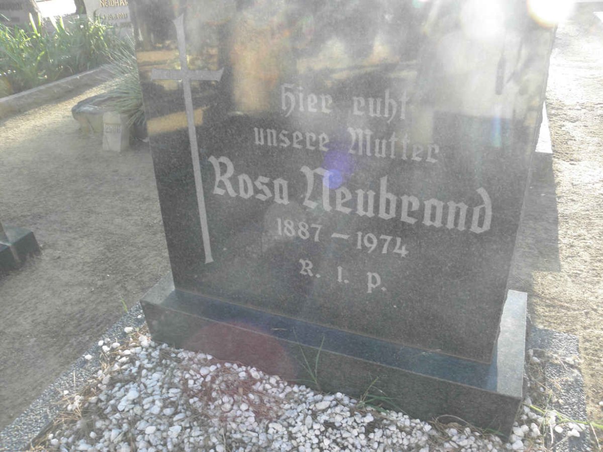 NEUBRAND Rosa 1887-1974