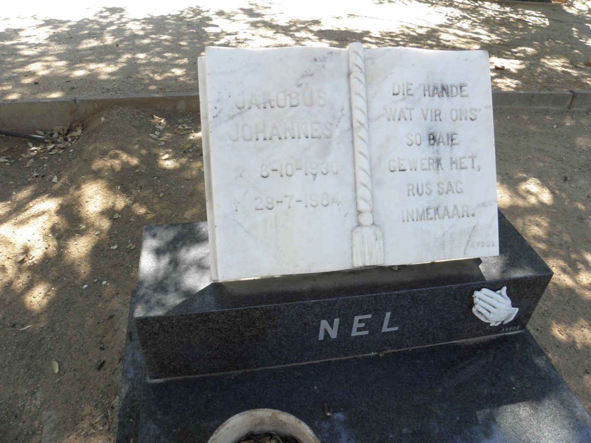 NEL Jakobus Johannes 1930-1984