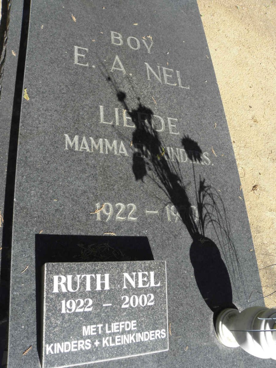 NEL E.A. 1922-1970 &amp; Ruth 1922-2002