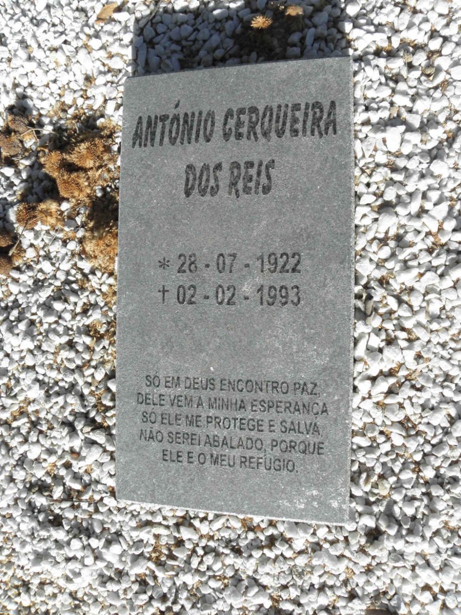 NEVES Antonio Cerqueira Dos Reis 1922-1993 &amp; Maria Da Graca De Nobrega 1933-1990