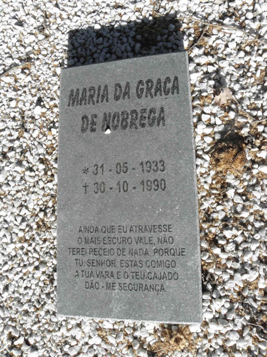NEVES Antonio Cerqueira Dos Reis 1922-1993 &amp; Maria Da Graca De Nobrega 1933-1990