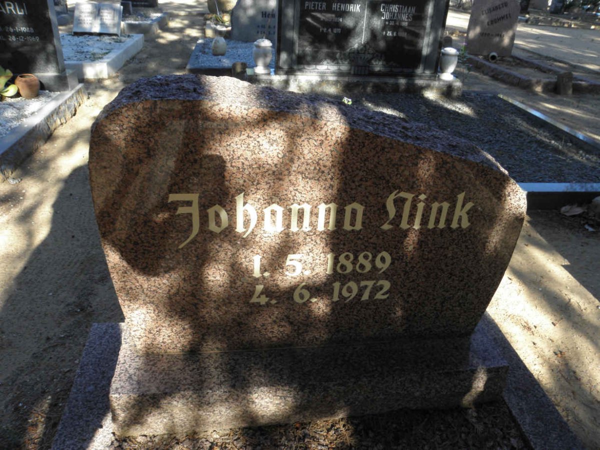 NINK Johanna 1889-1972