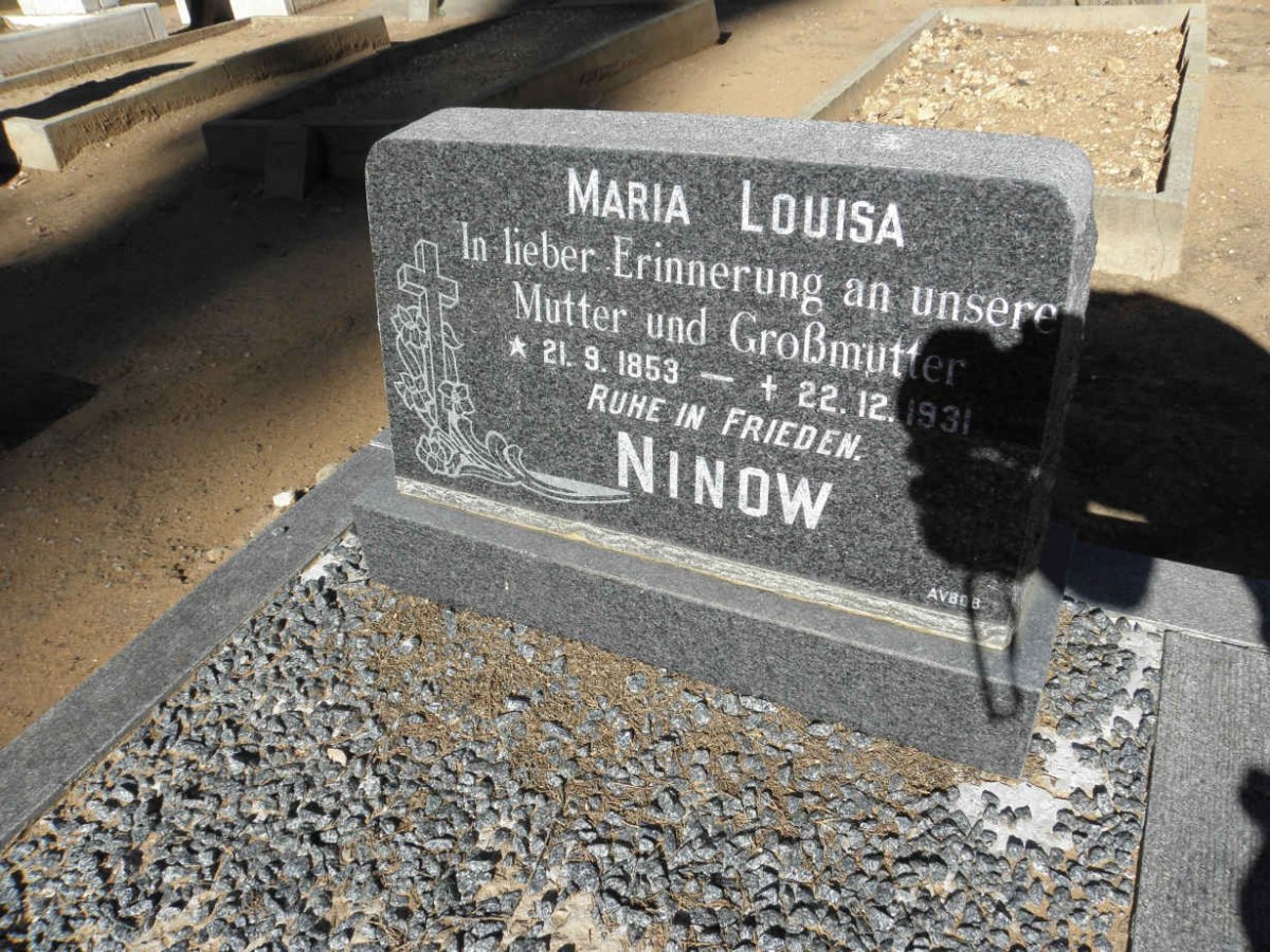 NINOW Maria Louisa 1853-1931