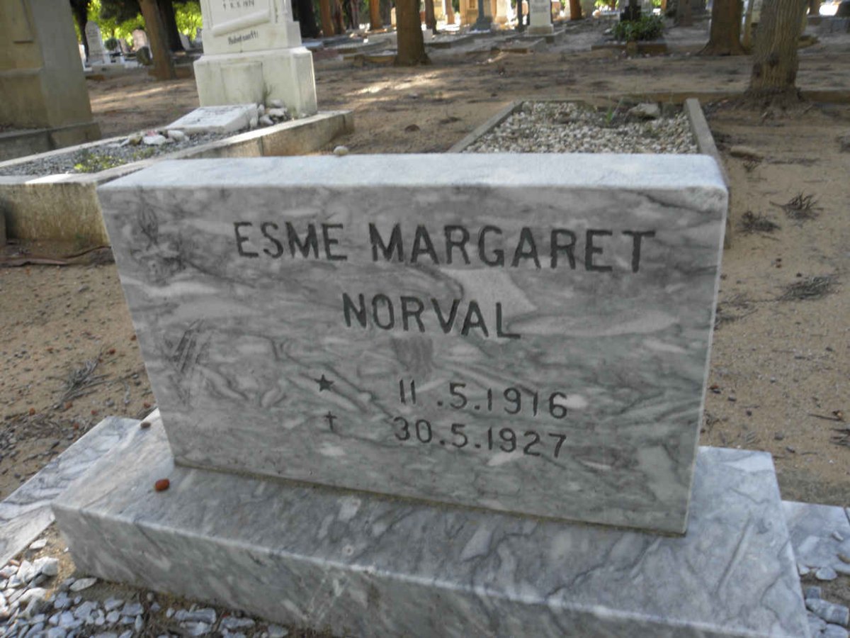 NORVAL Esme Margaret 1916-1927