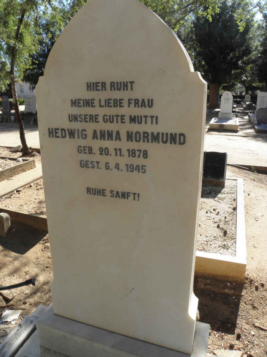 NORMUND Hedwig Anna 1878-1945