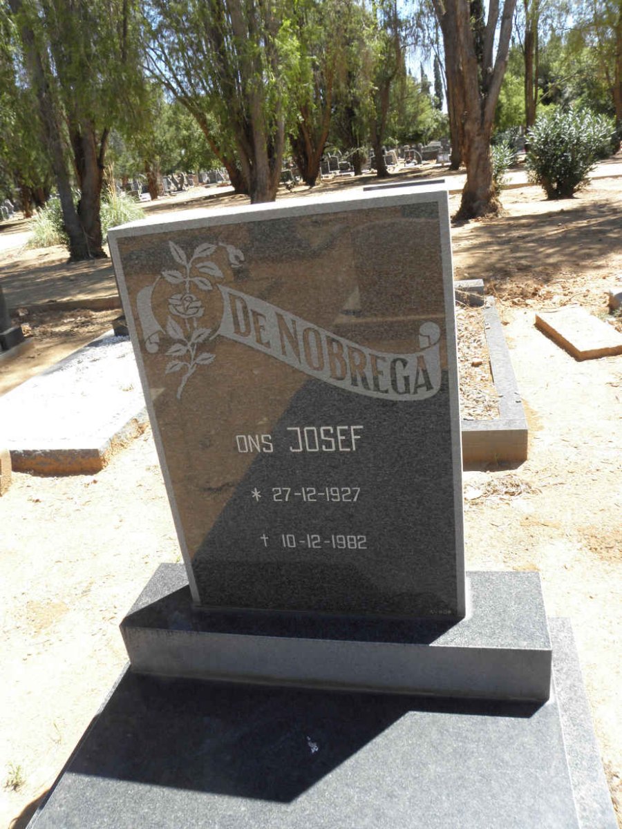 NOBREGA Josef, de 1927-1982