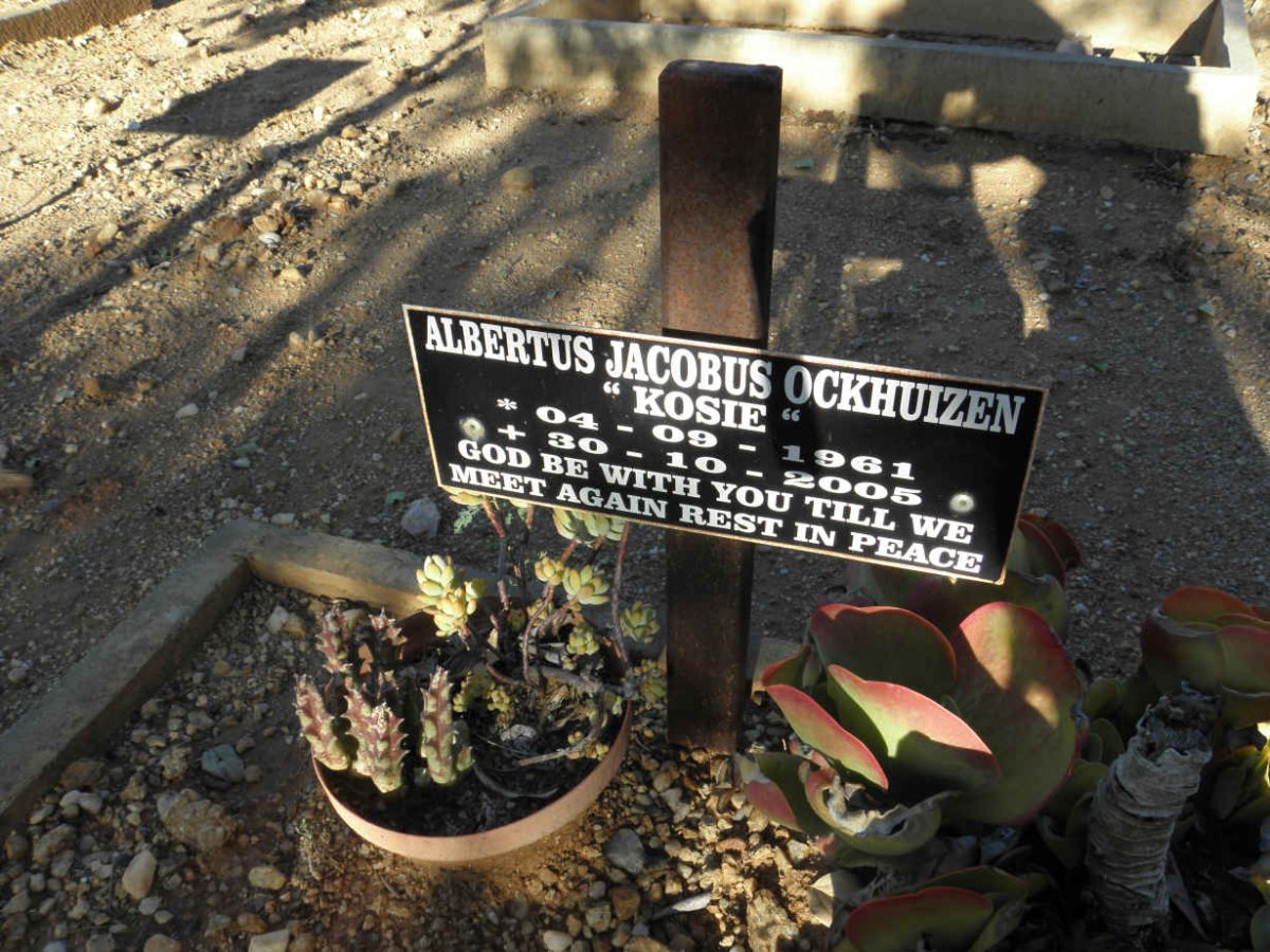 OCKHUIZEN Albertus Jacobus 1961-2005