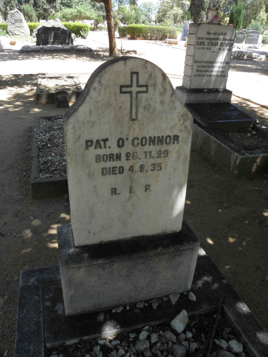 O'CONNOR Pat. 1929-1935