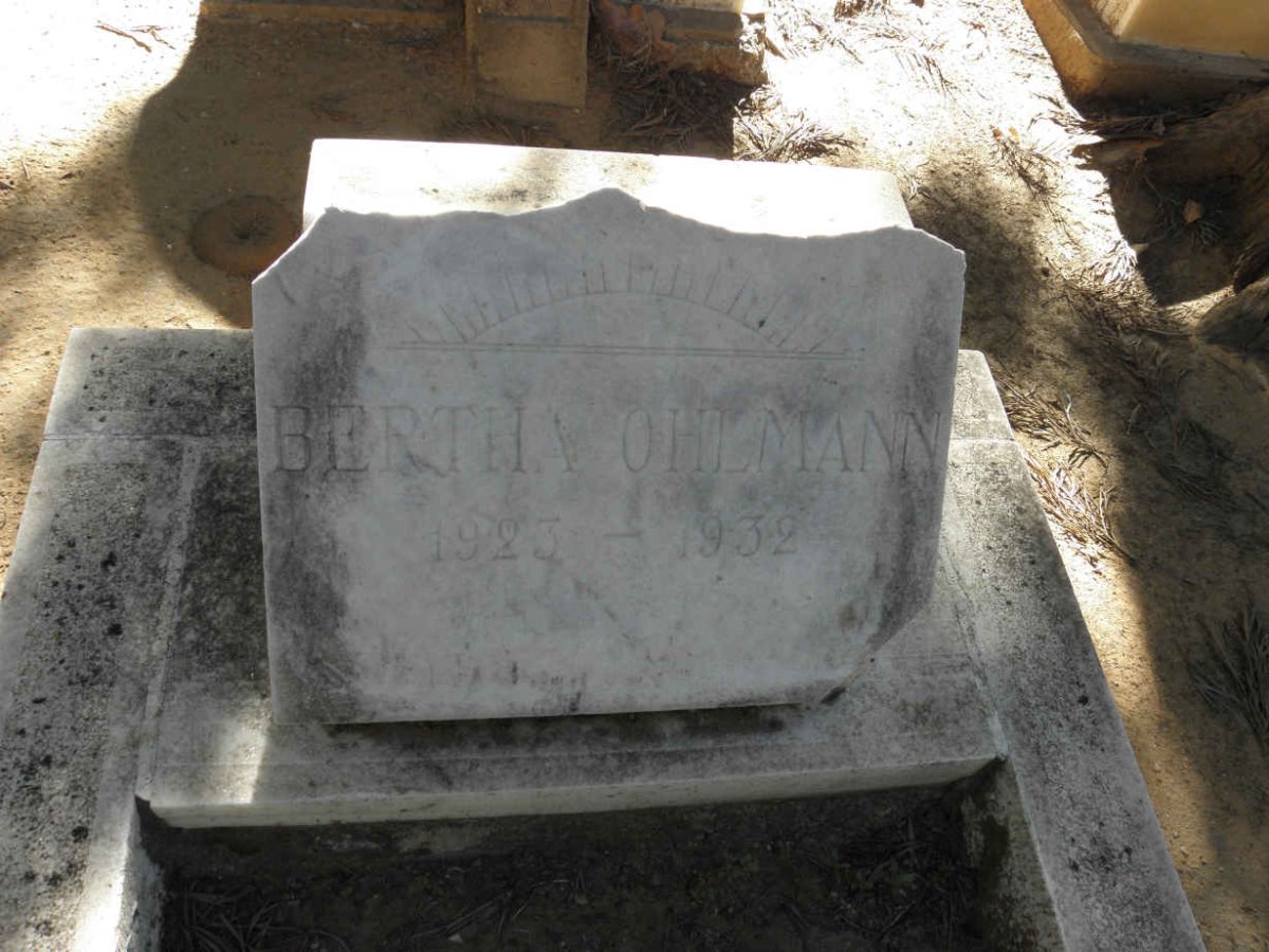 OHLMANN Bertha 1923-1932