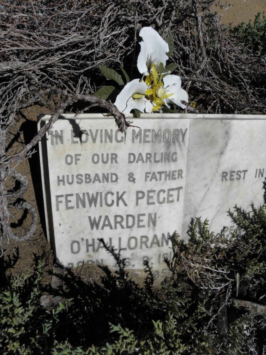 O'HALLORAN Fenwick Peget Warden 1911-1952