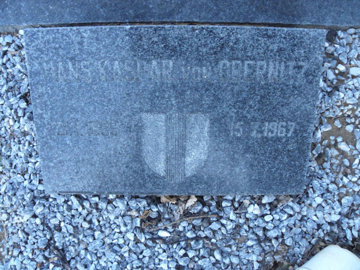 OBERNITZ Hans Kaspar, von 1895-1967