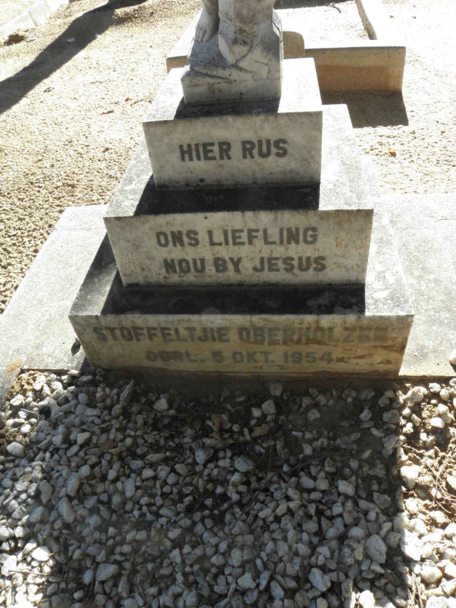 OBERHOLZER Stoffeltjie -1954