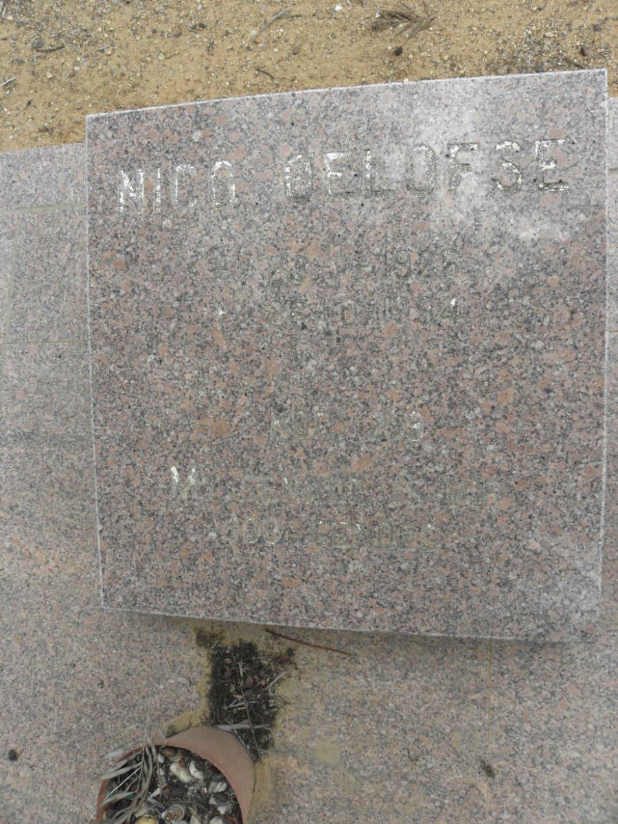 OELOFSE Nico 1926-1994