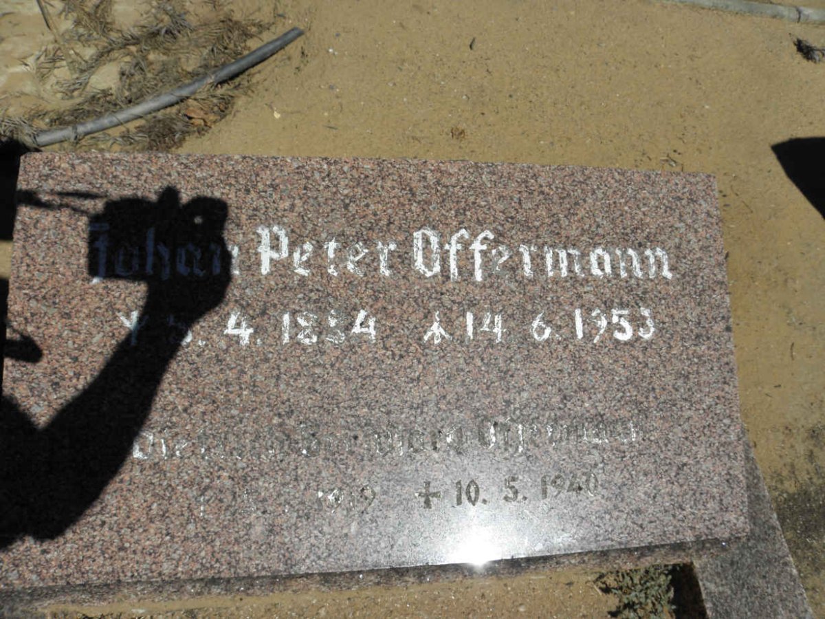 OFFERMANN Johan Peter 1884-1953