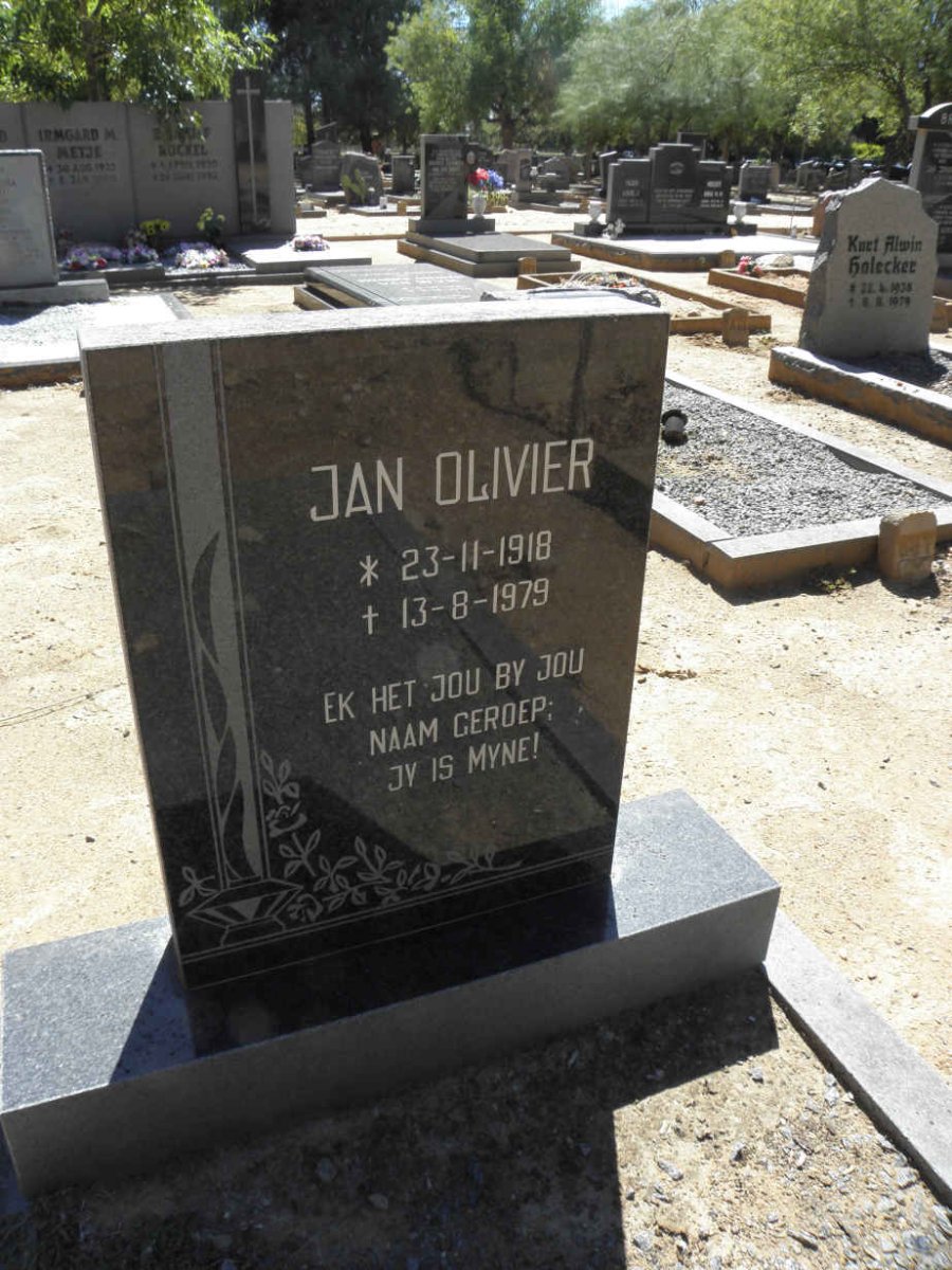 OLIVIER Jan 1918-1979