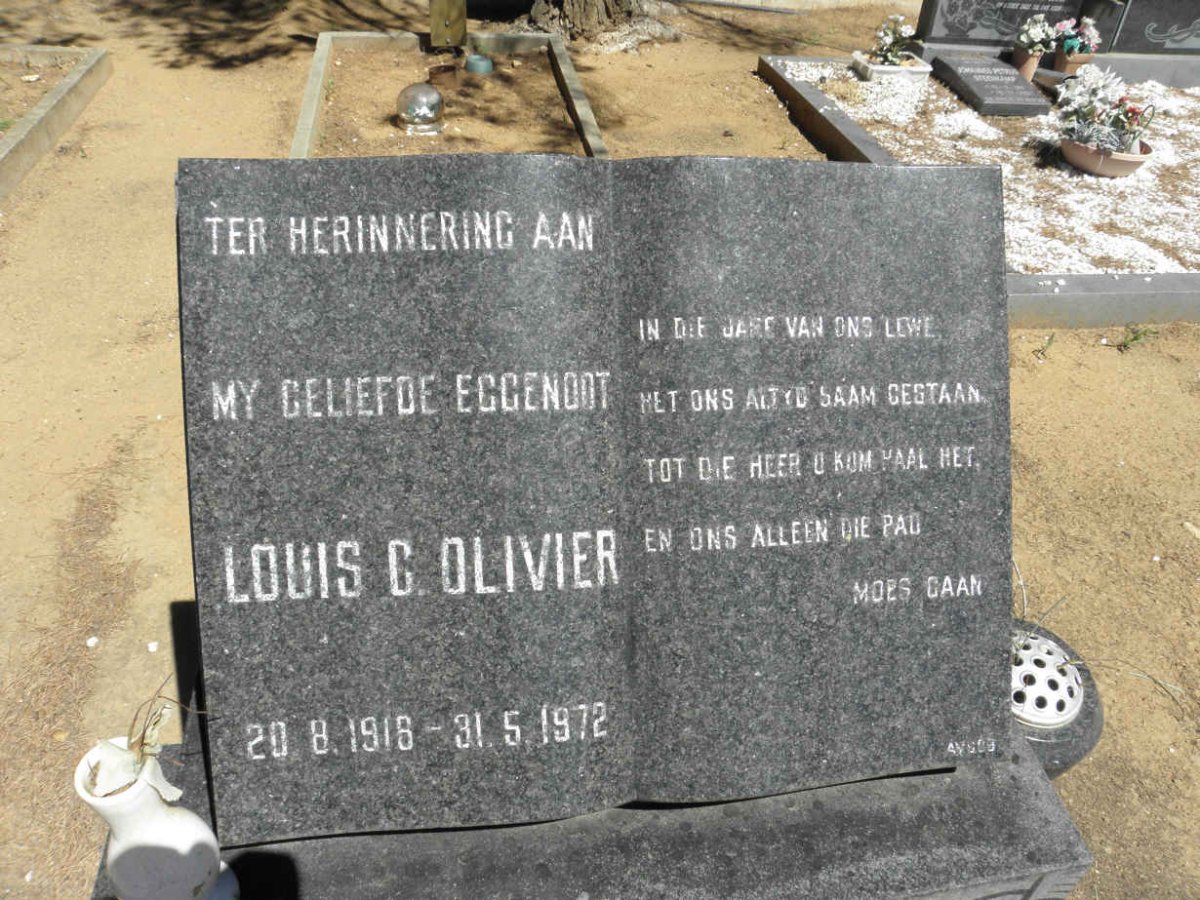 OLIVIER Louis C. 1918-1972