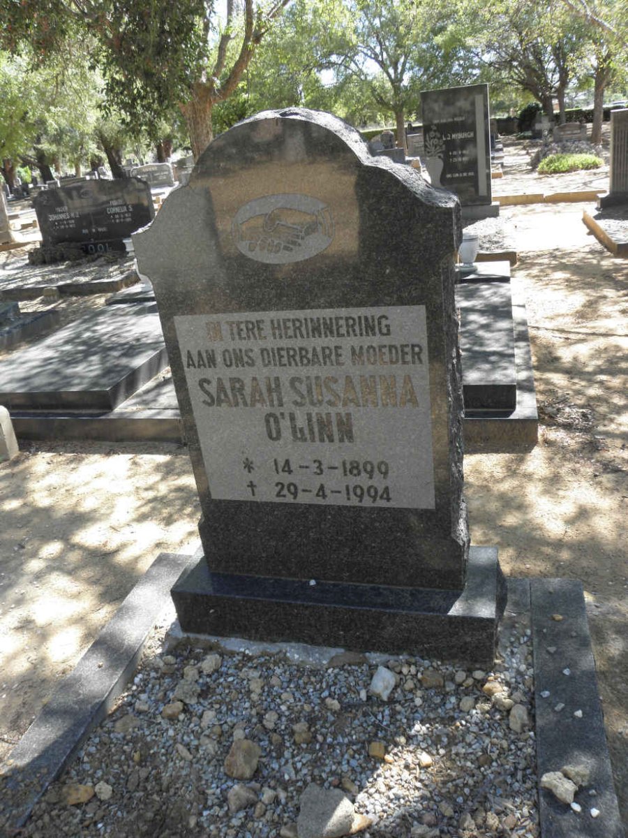 O'LINN Sarah Susanna 1899-1994