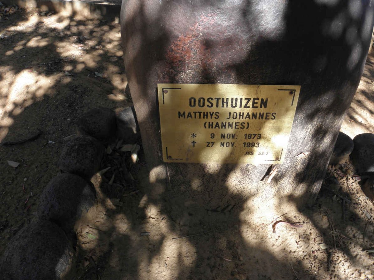 OOSTHUIZEN Matthys Johannes 1973-1993