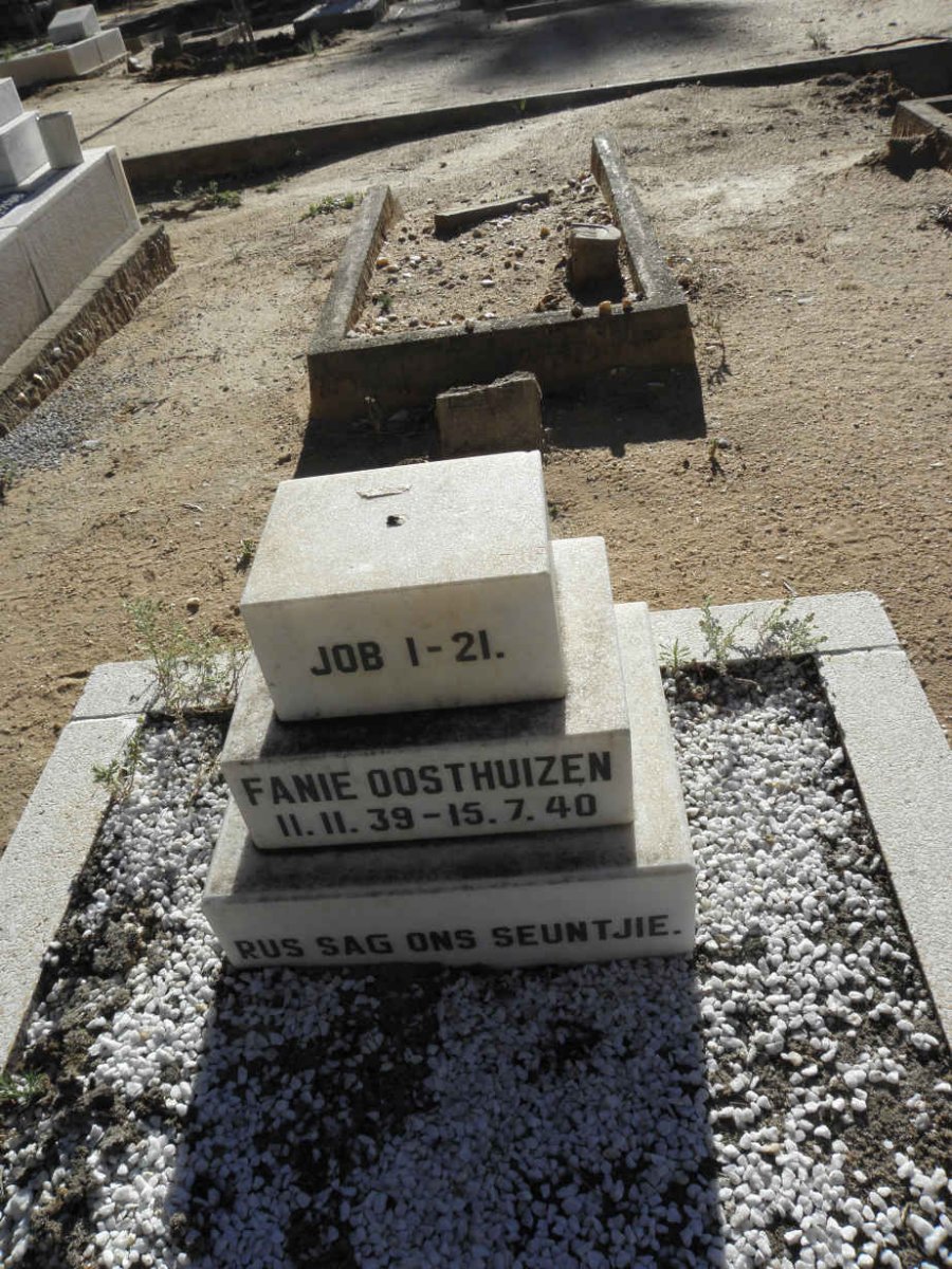 OOSTHUIZEN Fanie 1939-1940