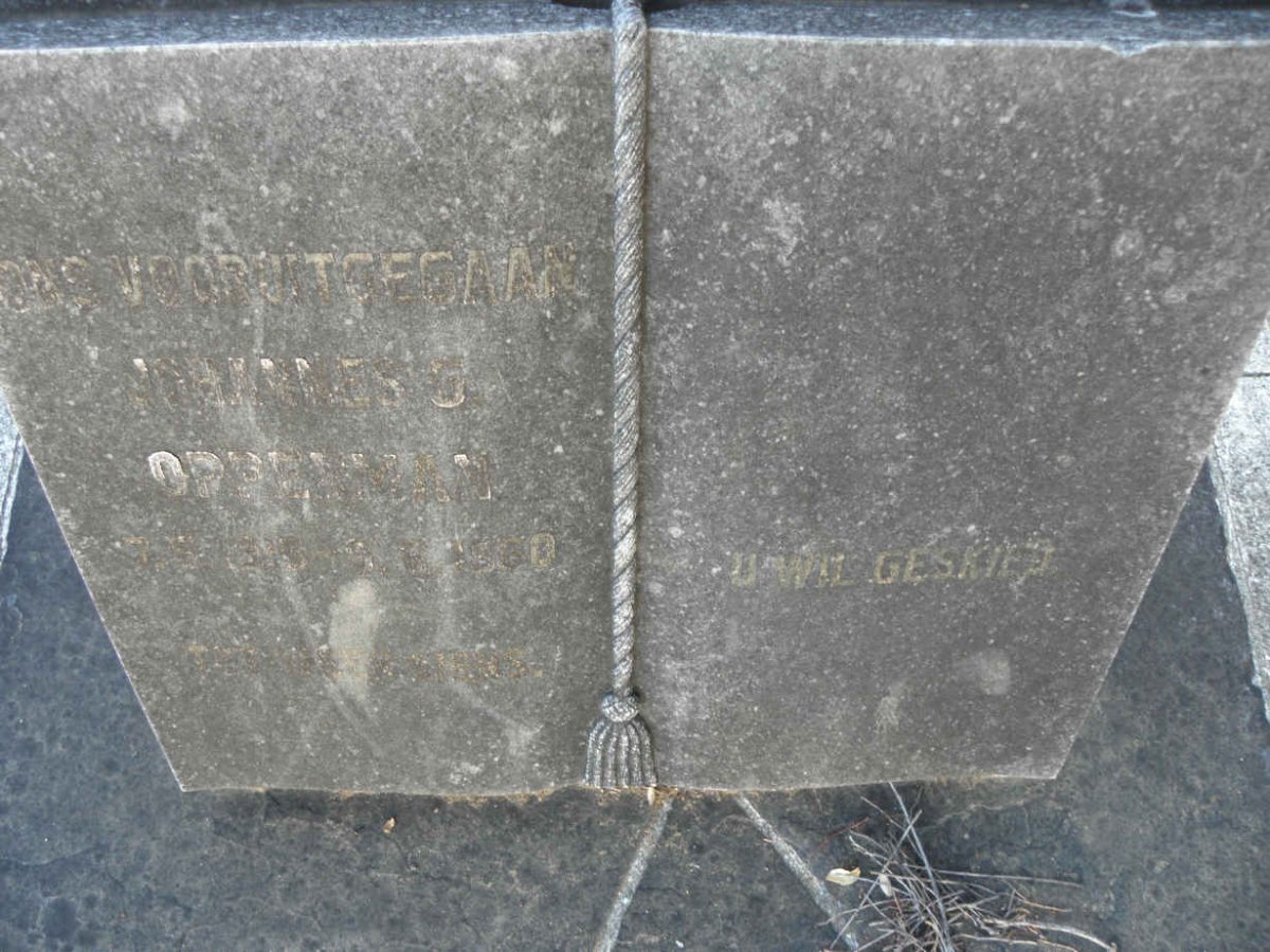 OPPERMAN Johannes G. 1916-1960