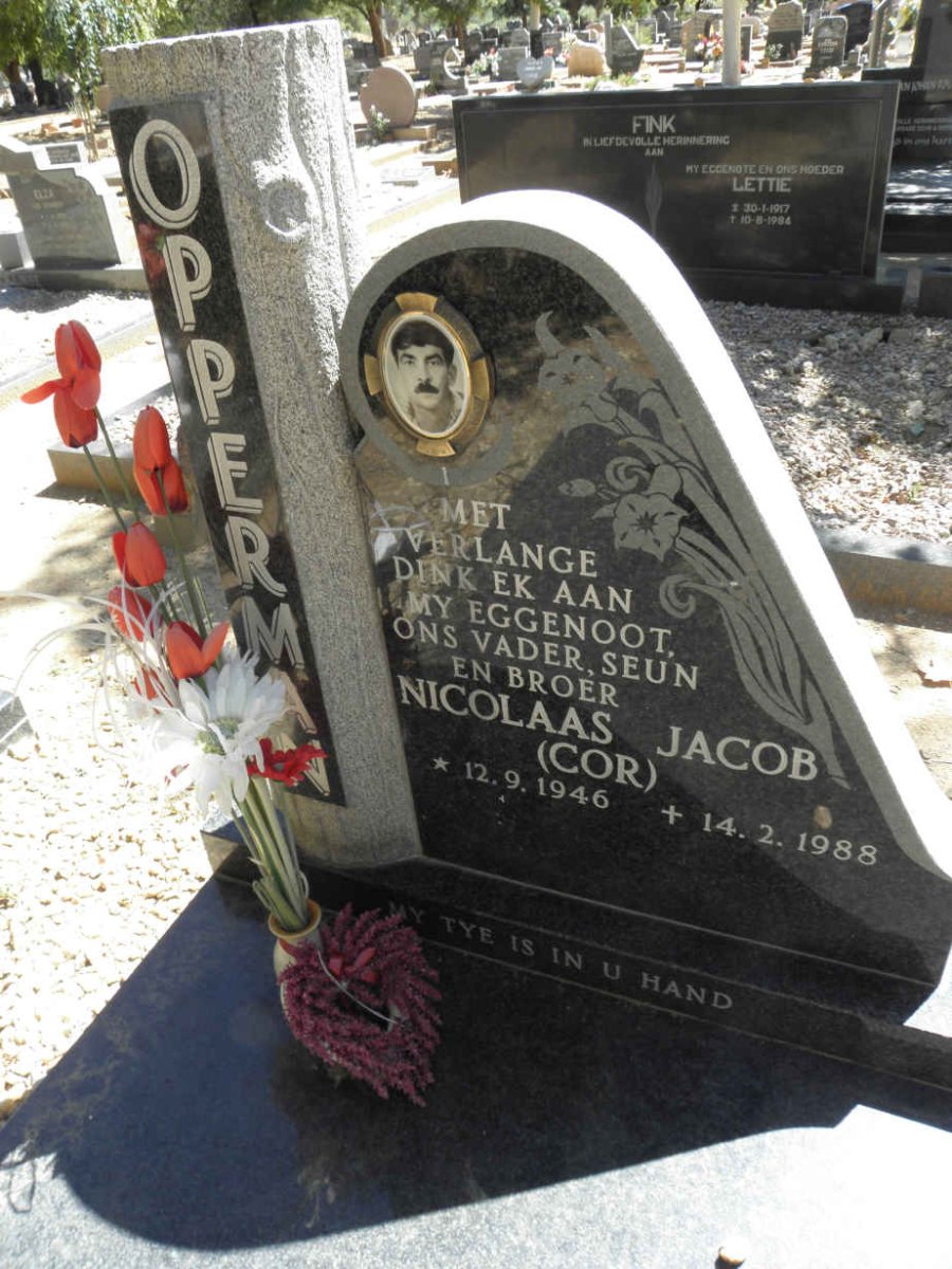 OPPERMAN Nicolaas Jacob 1946-1988