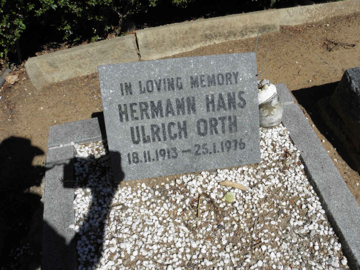 ORTH Hermann Hans Ulrich 1913-1976 