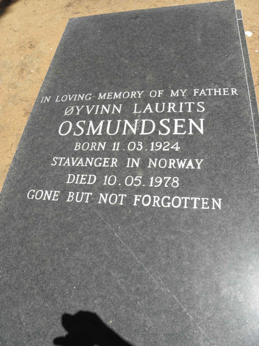 OSMUNDSEN Øyvinn Laurits 1924-1978