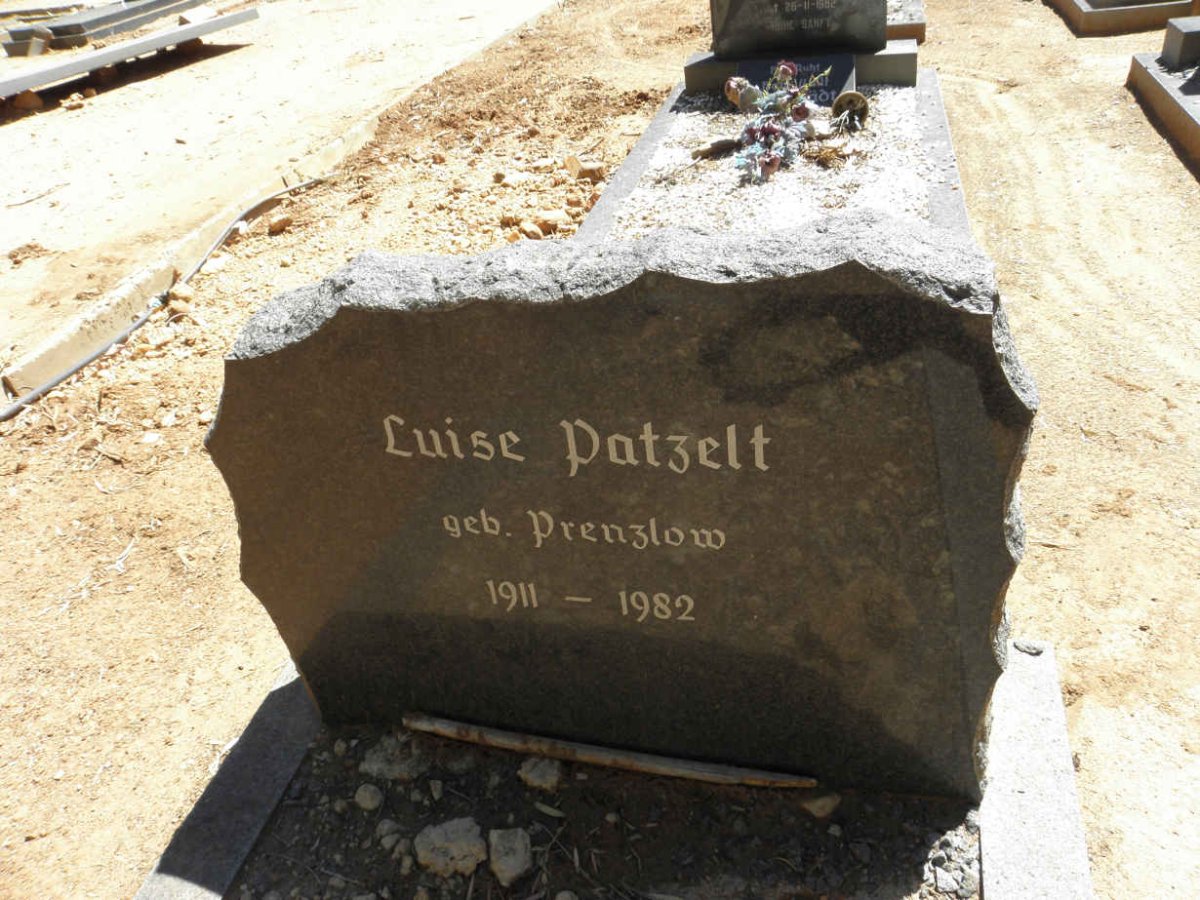 PATZELT Luise nee PRENZLOW 1911-1982